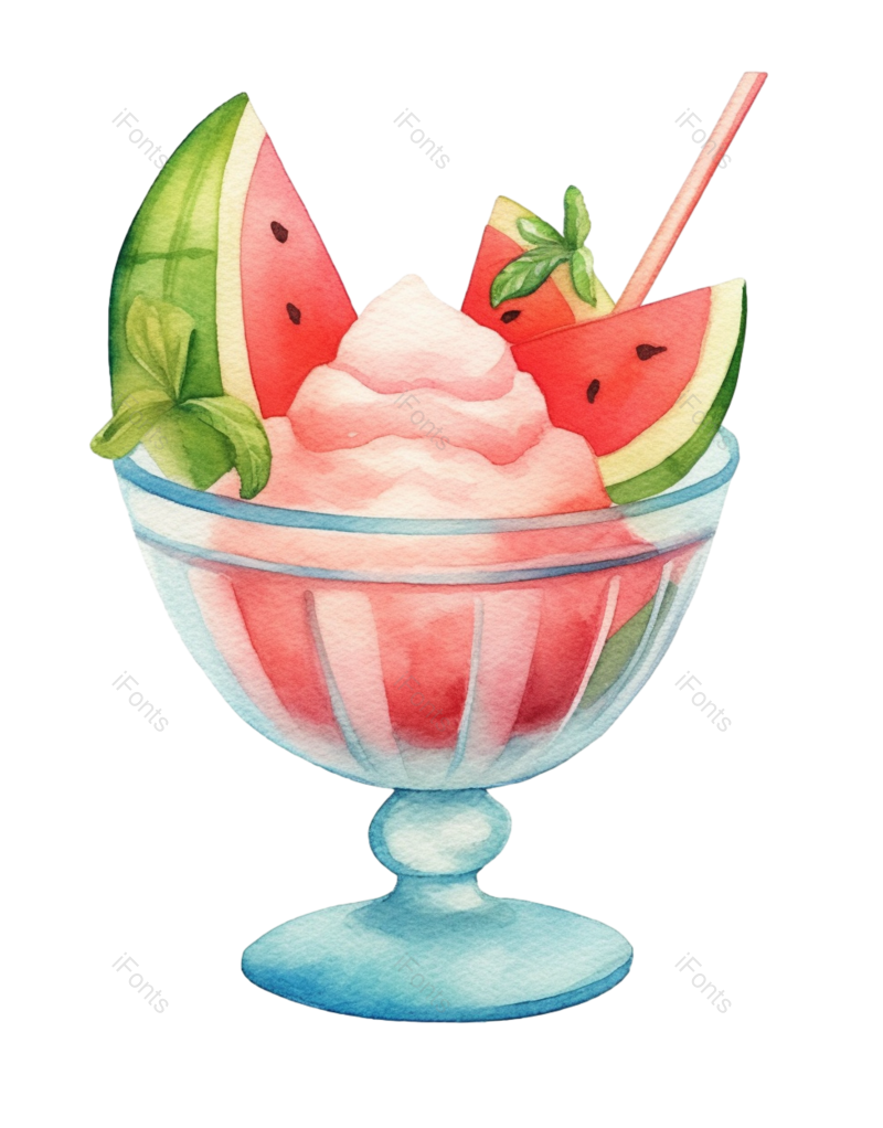 西瓜图片,清新元素,沙拉PNG,夏天免抠素材